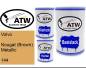 Preview: Volvo, Nougat (Brown) Metallic, 144: 500ml Lackdose + 500ml Klarlack + 250ml Härter - Set, von ATW Autoteile West.